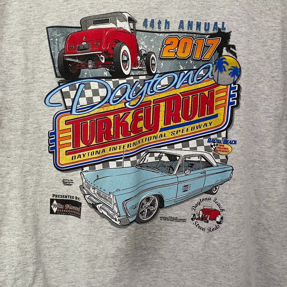Men's XL Novelty T-Shirt - Daytona Turkey Rod Run 2017